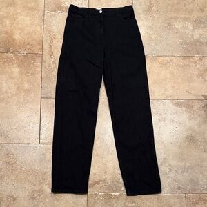 Wilfred Classic Black Straight-Leg Jeans - Size 6